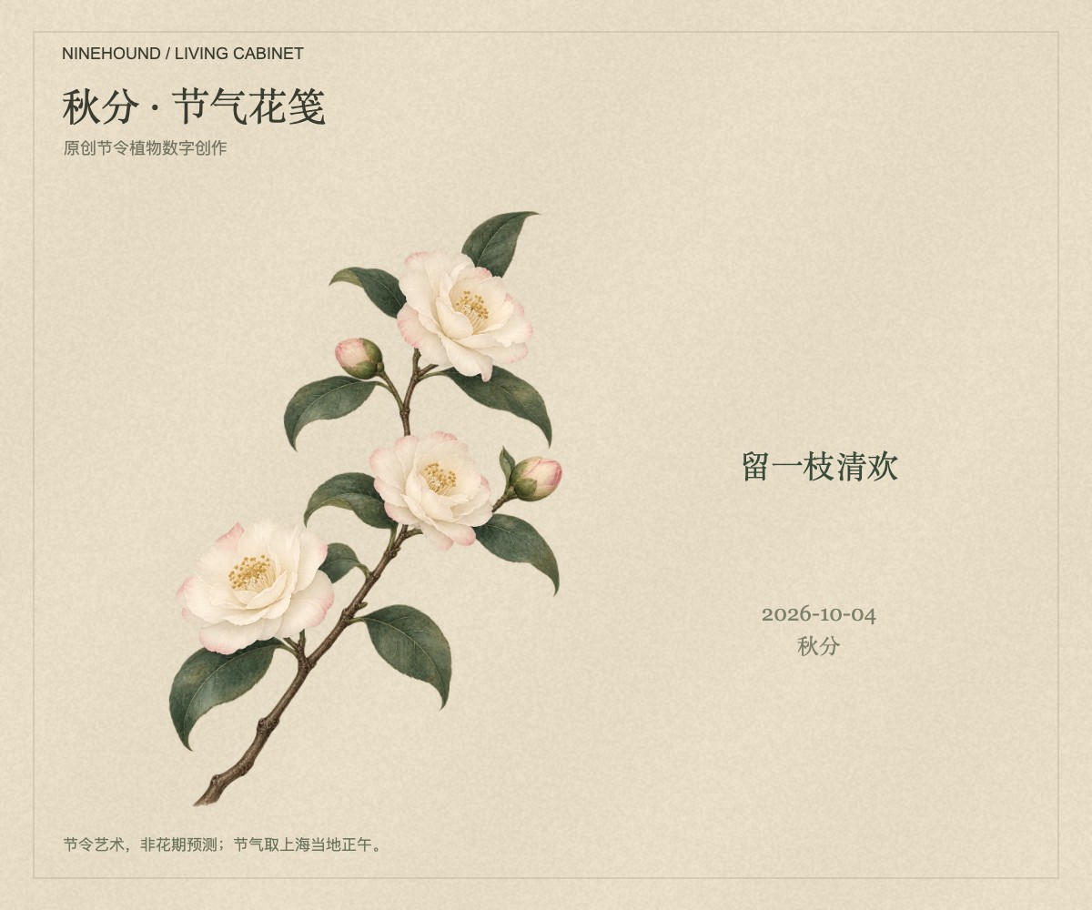 节气花笺