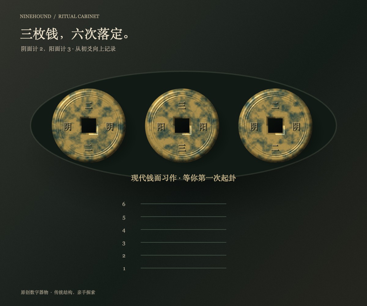三钱起卦