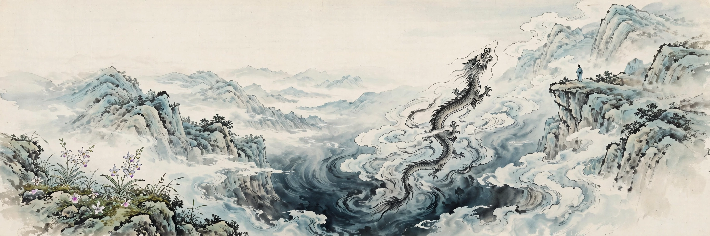 文章主题国风插画