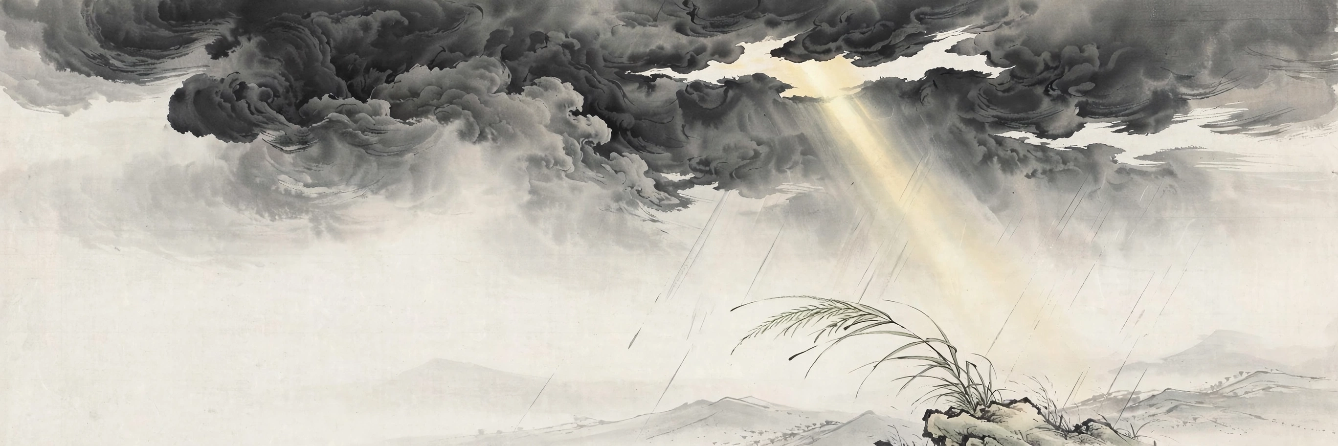 Chinese-style illustration of the article theme