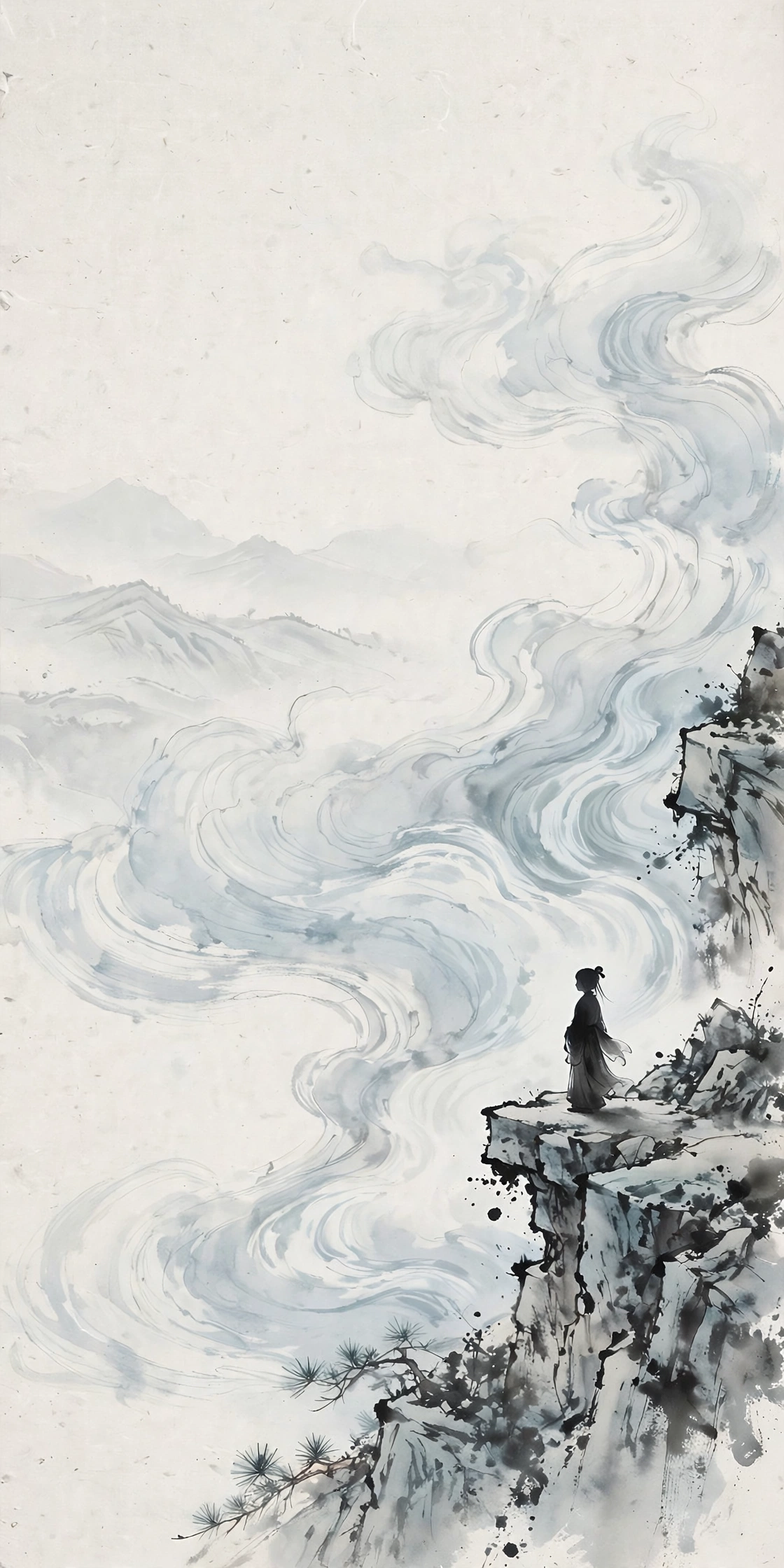 Chinese-style illustration of the article theme